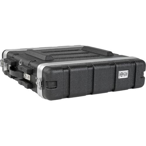 Tripp Lite 2U ABS ABS Server Rack Equipment Flight Case for Shipping & Transportation - External Dimensions: 20" Width x 21.6" Depth x 5.5" Height - 50 lb - Latch Lock Closure - Heavy Duty - ABS Plastic - Black - For DJ Equipment, Amplifier, Musical Equi