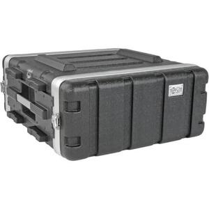 Tripp Lite 4U ABS Server Rack Equipment Flight Case for Shipping & Transportation - External Dimensions: 20" Width x 21.6" Depth x 9" Height - 75 lb - Latch Lock Closure - Heavy Duty - ABS Plastic - Black - For Server, Ethernet Switch, Patch Panel, UPS S