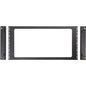 Tripp Lite Roof Panel Kit for Hot/Cold Aisle Containment System - Wide 750 mm Racks - Black - 29.53" (750 mm) Width
