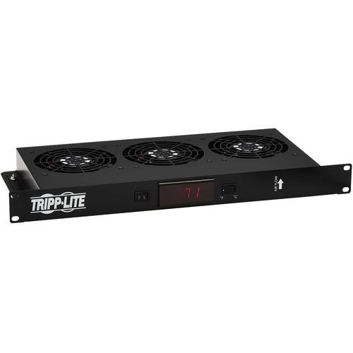 Tripp Lite 1U Blanking Panel with Temperature Sensor and High-Performance Fans - 3 Fan - 1U - 19" (482.60 mm)