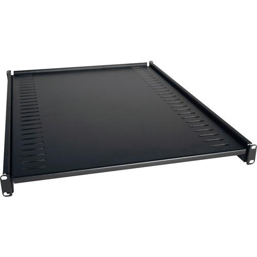Tripp Lite Fixed Heavy-Duty Toolless Mount Shelf (250 lb/113kg Capacity;26 in/660mm Depth) - 19" (482.60 mm) Rack Width - Rack-mountable - Black - 113.40 kg Maximum Weight Capacity