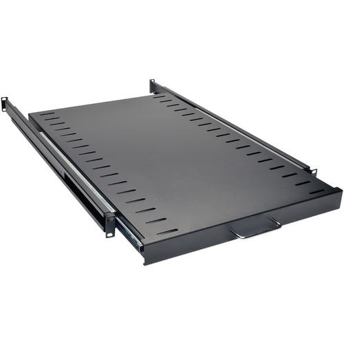 Tripp Lite SmartRack SRSHELF4PSL Rack Shelf - Black - Cold-rolled Steel (CRS) - 22.68 kg Maximum Weight Capacity
