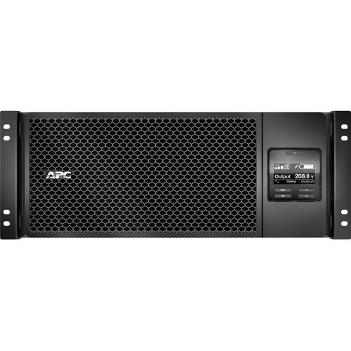 Schneider Electric APC by Schneider Electric Smart-UPS SRT 6000VA RM 208V - 4U Rack-mountable - 1.50 Hour Recharge - 2 Minute Stand-by - 208 V AC Input - 208 V AC Output - 1 x Hard Wire 3-wire (2PH + G), 2 x NEMA L6-20R, 3 x NEMA L6-30R