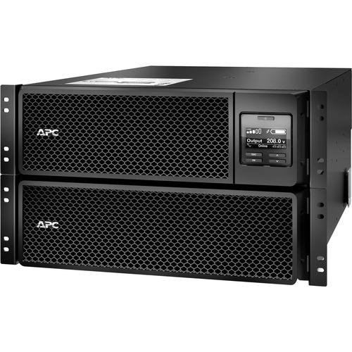 Schneider Electric APC by Schneider Electric Smart-UPS SRT 8000VA RM 208V L630 - 6U Rack-mountable - 1.50 Hour Recharge - 5 Minute Stand-by - 208 V AC, 120 V AC, 230 V AC Input - 208 V AC, 230 V AC Output - 6 x NEMA L6-30R, 1 x Hard Wire 3-wire (2PH + G)