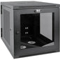 Tripp Lite SRW12US33G SmartRack 12U Server-Depth Wall-Mount Rack Enclosure Cabinet - For LAN Switch, Patch Panel, Server, PDU - 12U Rack Height x 19" (482.60 mm) Rack Width x 25.99" (660.15 mm) Rack Depth - Wall Mountable - Black Powder Coat - Steel, Acr