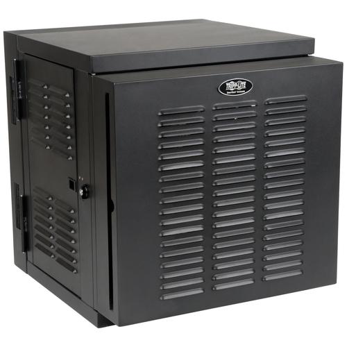 Tripp Lite SmartRack SRW12USNEMA Rack Cabinet - 12U Rack Height x 19" (482.60 mm) Rack Width - Wall Mountable - Black - 90.72 kg Static/Stationary Weight Capacity