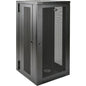 Tripp Lite SmartRack 26U UPS-Depth Wall-Mount Rack Enclosure Cabinet, Hinged Back - For UPS - 26U Rack Height x 19" (482.60 mm) Rack Width x 24.50" (622.30 mm) Rack Depth - Wall Mountable - Black - Steel - 113.40 kg Maximum Weight Capacity - 113.40 kg St