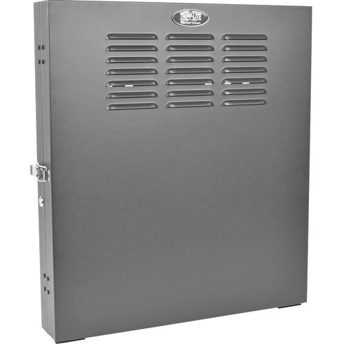 Tripp Lite SmartRack SRWF2U Rack Cabinet - For LAN Switch, Patch Panel - 5U Rack Height x 19" (482.60 mm) Rack Width x 20" (508 mm) Rack Depth - Wall Mountable - Black - Steel - 68.04 kg Maximum Weight Capacity - 68.04 kg Static/Stationary Weight Capacity