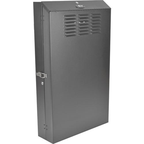Tripp Lite SmartRack SRWF4U36 Rack Cabinet - For Patch Panel, Server - 4U Rack Height x 19" (482.60 mm) Rack Width - Wall Mountable - Black - Steel - 68.04 kg Maximum Weight Capacity - 68 kg Static/Stationary Weight Capacity