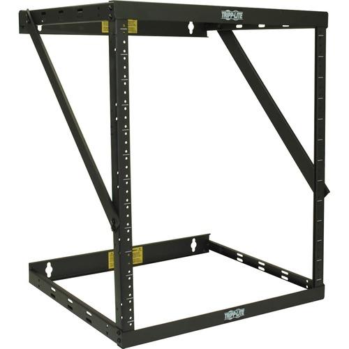 Tripp Lite SmartRack SRWO8U22 Wall Mount Open Rack Frame Cabinet - Wall Mountable - Black - Steel - 68.04 kg Maximum Weight Capacity