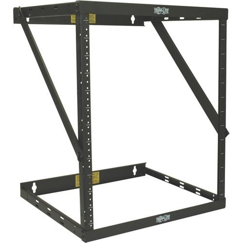 Tripp Lite SmartRack SRWO8U22MD Rack Frame - For Patch Panel - 8U Rack Height x 19" (482.60 mm) Rack Width x 11.50" (292.10 mm) Rack Depth - Wall Mountable - Black Powder Coat - Steel - 68.04 kg Maximum Weight Capacity