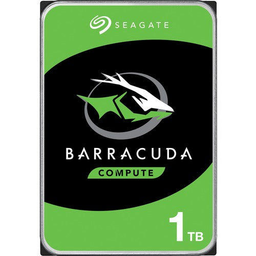 Seagate BarraCuda ST1000DM010 1 TB Hard Drive - 3.5" Internal - SATA (SATA/600) - 7200rpm - 2 Year Warranty - PuriLite