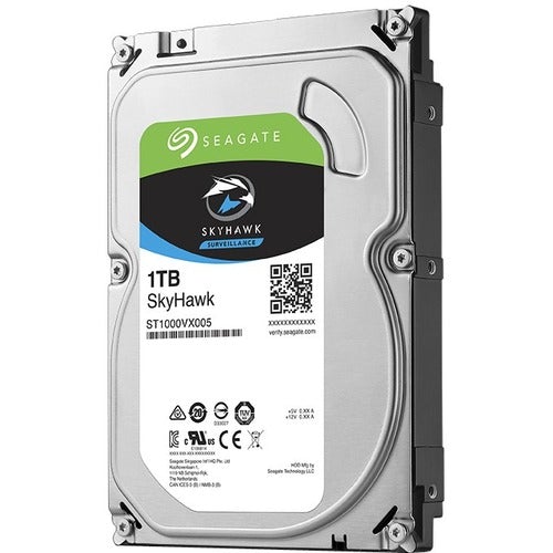 Seagate SkyHawk ST1000VX005 1 TB Hard Drive - Internal - SATA (SATA/600) - 3 Year Warranty - PuriLite