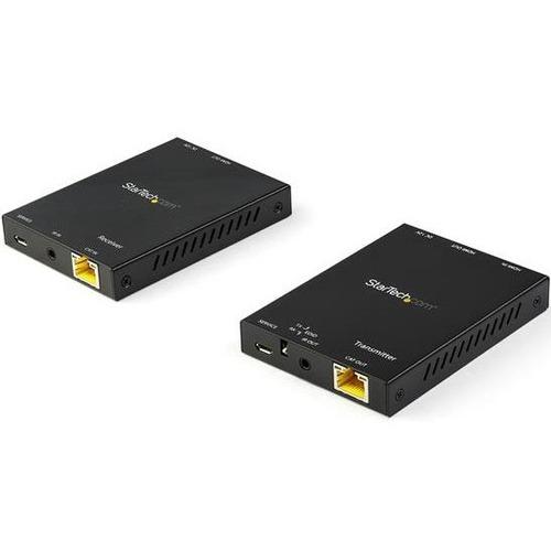 StarTech.com HDMI over CAT6 extender kit - Supports UHD - Resolutions up to 4K 60Hz - Supports HDR and 4:4:4 chroma subsampling - Extended HDMI signal at up to 165 ft. (50 m) - Use existing CAT6 cable infrastructure with a direct connection to the conver