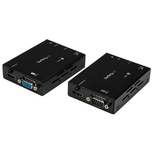 StarTech.com HDMI over CAT5e Extender with IR and Serial - HDBaseT Extender - HDMI over CAT6 - 4K - Extend HDMI over CAT6 or CAT5e cabling with RS232 serial and IR control - HDBaseT extender - Video extender - HDMI over CAT5e extender - CAT5e HDMI extend