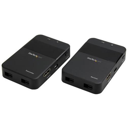 StarTech.com HDMI over Wireless Extender - Wireless HDMI Video - 65 ft (20 m) - 1080p - 1 Input Device - 1 Output Device - 65.62 ft (20000 mm) Range - 1 x HDMI In - 1 x HDMI Out - Full HD - 1920 x 1080