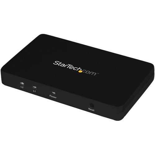 StarTech.com HDMI Splitter 1 In 2 Out - 4k 30Hz - 2 Port - Aluminum - HDMI Multi Port - HDMI Audio Splitter - Split an HDMI audio/video source on two separate HDMI Displays simultaneously, with support for resolutions up to 4K - 1x2 HDMI Splitter - 1x2 H