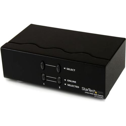 StarTech.com 2 Port VGA Auto Switch - 2 x HD-15 Video In