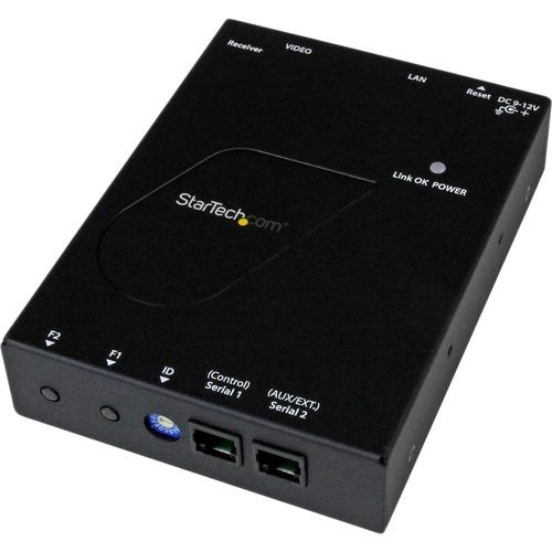 StarTech.com HDMI Video Over IP Gigabit LAN Ethernet Receiver for ST12MHDLAN - 1080p - 1 Output Device - 1 x Network (RJ-45) - 1 x HDMI Out - WUXGA, Full HD - 1920 x 1200 - Twisted Pair - Category 6 - Rack-mountable, Desktop - TAA Compliant