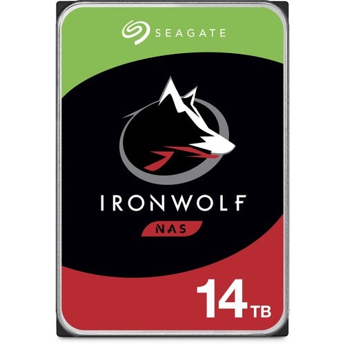 Seagate IronWolf ST14000VN0008 14 TB Hard Drive - 3.5" Internal - SATA (SATA/600) - Conventional Magnetic Recording (CMR) Method - 7200rpm - 3 Year Warranty - PuriLite