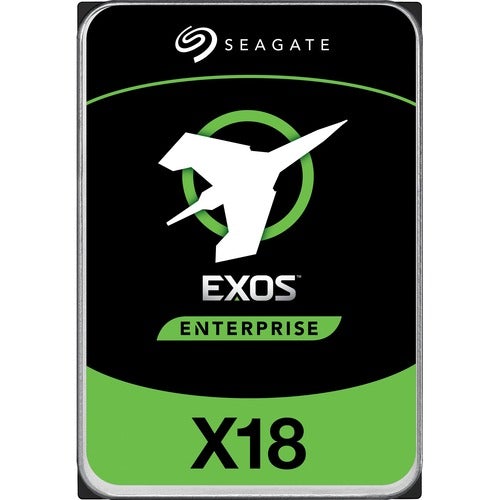 Seagate Exos X18 ST16000NM001J 16 TB Hard Drive - Internal - SATA (SATA/600) - Video Surveillance System, Storage System Device Supported - 7200rpm - PuriLite