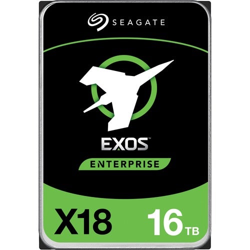 Seagate Exos X18 ST16000NM004J 16 TB Hard Drive - Internal - SAS (12Gb/s SAS) - Video Surveillance System, Storage System Device Supported - 7200rpm - PuriLite