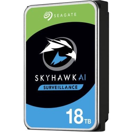 Seagate SkyHawk AI ST18000VE002 18 TB Hard Drive - 3.5" Internal - SATA (SATA/600) - Network Video Recorder Device Supported - PuriLite