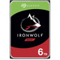Seagate IronWolf ST6000VN001 6 TB Hard Drive - 3.5" Internal - SATA (SATA/600) - Conventional Magnetic Recording (CMR) Method - Storage System Device Supported - 5400rpm - 3 Year Warranty