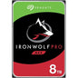Seagate IronWolf Pro ST8000NE001 8 TB Hard Drive - 3.5" Internal - SATA (SATA/600) - Conventional Magnetic Recording (CMR) Method - Storage System Device Supported - 7200rpm - PuriLite