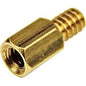 StarTech.com 6-32 Brass Motherboard Standoffs for ATX Computer Case - 15 Pack - Standoff Screw - 6 - Hex - Hex - Brass - 15 / Pack - TAA Compliant
