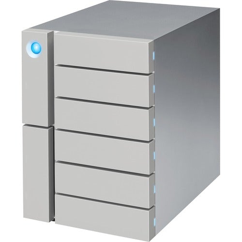 Seagate 6big STFK60000402 DAS Storage System - 6 x HDD Supported - 6 x HDD Installed - 60 TB Installed HDD Capacity - Serial ATA/600 Controller - RAID Supported 0, 1, 5, 6, 10, 50, 60 - 6 x Total Bays - 6 x 3.5" Bay - 1 USB Port(s) - Desktop