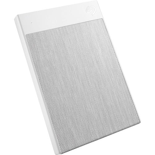 Seagate Backup Plus Ultra Touch STHH2000402 2 TB Portable Hard Drive - 2.5" External - White - USB 3.0 Type C - 256-bit Encryption Standard - 2 Year Warranty