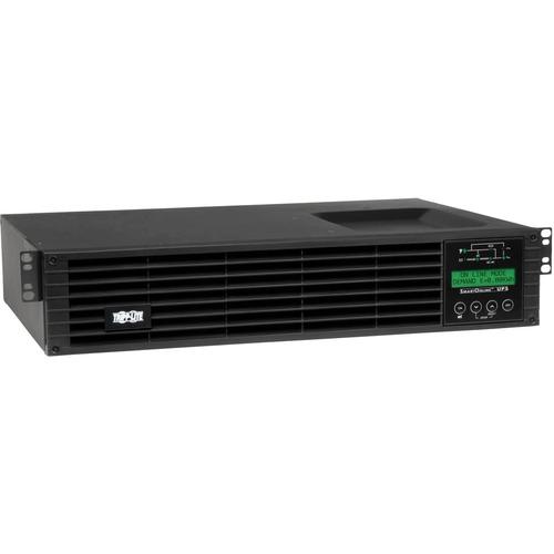 Tripp Lite SmartOnline SU1500RTXLCD2U 1500VA Tower/Rack Mountable UPS - 2U Rack/Tower - 3 Hour Recharge - 4.20 Minute Stand-by - 110 V AC Input - 127 V AC, 127 V AC Output - 6 x NEMA 5-15R