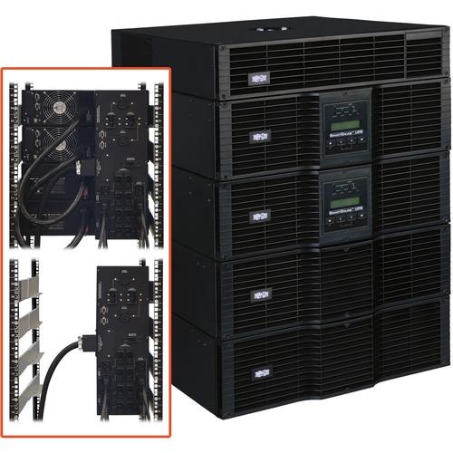 Tripp Lite SmartOnline EZ SU20KRT-1TF 20kVA Tower/Rack Mountable UPS - 14U Rack/Tower - 8 Hour Recharge - 4.30 Minute Stand-by - 208 V AC, 240 V AC Input - 120 V AC, 208 V AC, 240 V AC Output - 2 x NEMA L6-30R, 4 x NEMA 5-15R, 8 x NEMA 5-15/20R, 8 x IEC