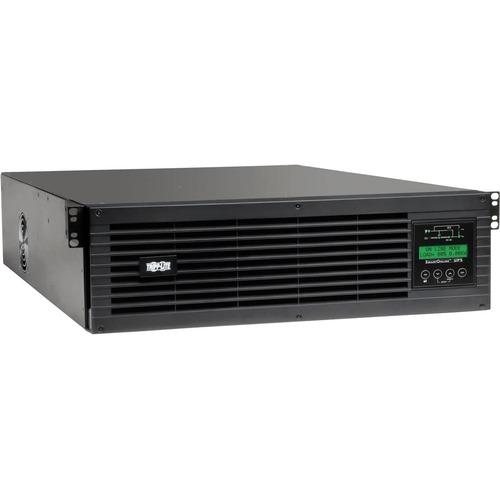 Tripp Lite SU3000RTXLCD3U UPS System - 3U Rack-mountable - 3 Hour Recharge - 4 Minute Stand-by - 100 V AC, 110 V AC, 115 V AC, 120 V AC, 127 V AC Input - 100 V AC, 110 V AC, 115 V AC, 120 V AC, 127 V AC Output - 4 x NEMA 5-15/20R, 4 x NEMA L5-30R, 1 x NE