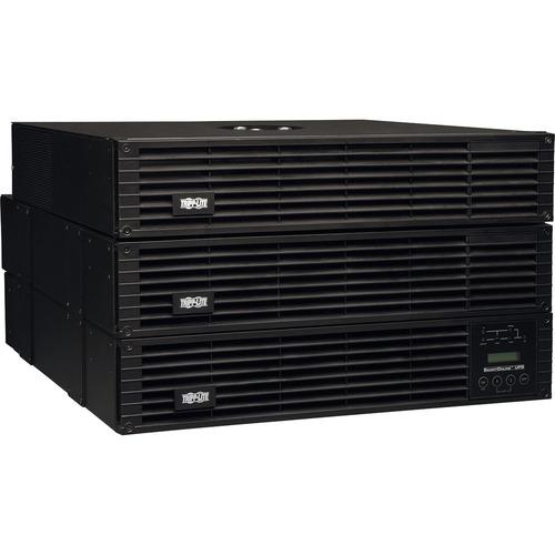 Tripp Lite SmartOnline EZ SU6000RT4UTF 6000 VA Rack mountable UPS - 6U Rack-mountable - 6 Hour Recharge - 2 Minute Stand-by - 208 V AC, 240 V AC Input - 120 V AC, 208 V AC, 240 V AC Output - 8 x NEMA 5-15R, 2 x NEMA 5-15/20R, 4 x NEMA L6-30R, 2 x NEMA L6