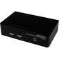 StarTech.com 2 Port Professional USB DisplayPort KVM Switch with Audio (SV231DPUA) - Control two computers from a single console, with high-resolution DisplayPort video, USB keyboard, mouse, and audio - usb kvm switch - displayport kvm switch - displaypo