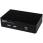 StarTech.com 2 Port USB HDMI KVM Switch w/ Audio & USB 2.0 Hub - 2 x 1 - 2 x Mini HDMI Digital Audio/Video