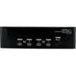 StarTech.com 4 Port DVI VGA Dual Monitor KVM Switch with Audio & USB Hub - 4 x 1 - 4 x DVI-I (Single-Link) Video