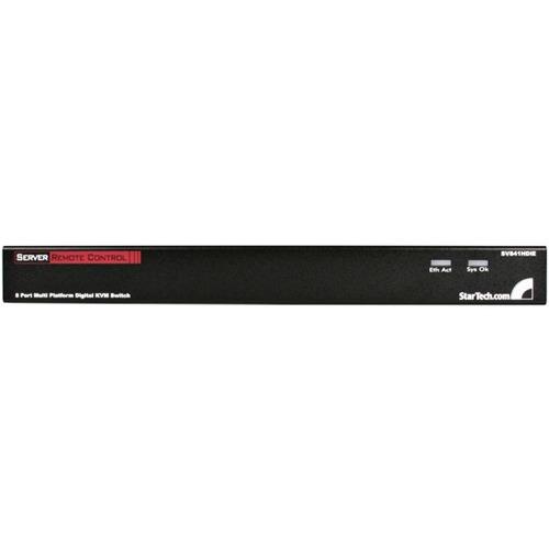 StarTech.com 8 Port Rackmount USB PS/2 Digital IP KVM Switch - 1