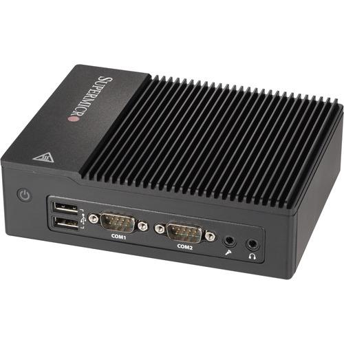 Super Micro Supermicro SuperServer E50-9AP Mini PC Server - 1 x Intel Atom x5-E3940 - Serial ATA Controller - 1 Processor Support - 8 GB RAM Support - Intel HD Graphics Graphic Card - Gigabit Ethernet - 1 x SFF Bay(s) - 40 W