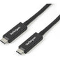 StarTech.com StarTech.com 3 ft 1m Thunderbolt 3 Cable w/ 100W PD - 40Gbps - Dual 4K or Full 5K - Certified Thunderbolt 3 USB-C Cable - Transfer files in seconds with a Thunderbolt 3 cable that supports 40Gbps - 1m Thunderbolt 3 Cable - 3ft Thunderbolt 3