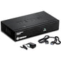 TRENDnet 2-Port Stackable Video Splitter, Video Resolution up to 1920 x 1440, Cascade up to 3 units, Support VGA, SVGA, Multisync Display, TK-V201S - 2-Port Video Splitter