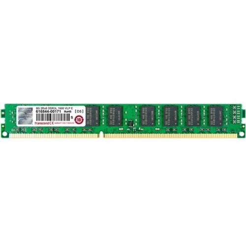 Transcend 4GB DDR3L SDRAM Memory Module - 4 GB - DDR3L-1600/PC3-12800 DDR3L SDRAM - 1600 MHz - CL11 - 1.35 V - ECC - Unbuffered - 240-pin - DIMM