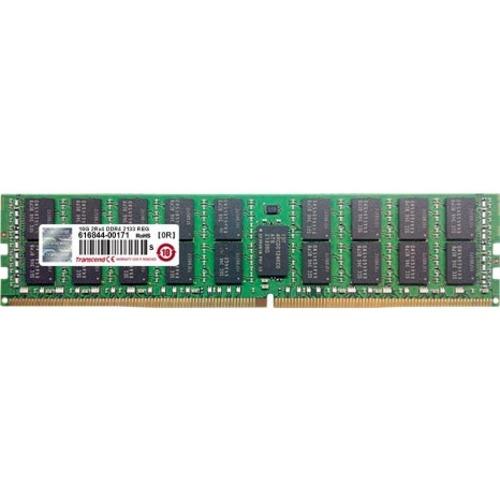 Transcend 16GB DDR4 SDRAM Memory Module - 16 GB (1 x 16GB) - DDR4-2133/PC4-17000 DDR4 SDRAM - 2133 MHz - CL15 - 1.20 V - ECC - Registered - 288-pin - DIMM