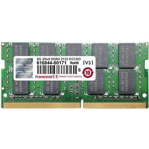 Transcend 16GB DDR4 SDRAM Memory Module - For Server - 16 GB (1 x 16GB) - DDR4-2400/PC4-19200 DDR4 SDRAM - 2400 MHz - CL17 - 1.20 V - ECC - Unbuffered - 260-pin - SoDIMM