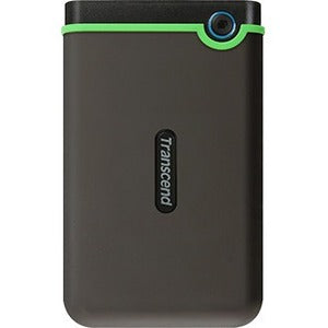 Transcend StoreJet 25M3C 2 TB Portable Hard Drive - 2.5" External - Iron Gray - USB 3.1