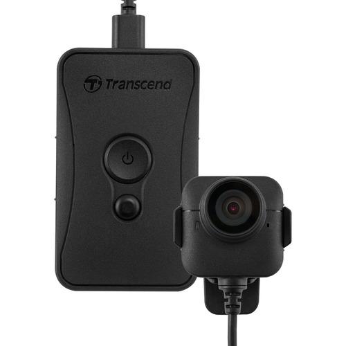 Transcend DrivePro Body 52 Digital Camcorder - Full HD - Black - 16:9 - H.264, MOV - 32 GB Flash Memory - USBWearable