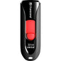 Transcend 32GB JetFlash 590 USB 2.0 Flash Drive - 32 GB - USB 2.0 - Red - Lifetime Warranty