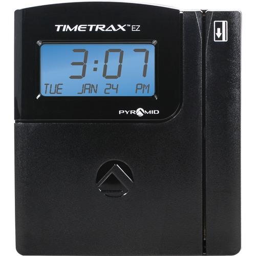 Pyramid Timesystems Pyramid Time Systems TimeTrax EZ EK Time and Attendance Clock - Magnetic Strip - 50 Employees - Digital - Week, Bi-weekly, Semi-monthly, Month, Time, Date Record Time